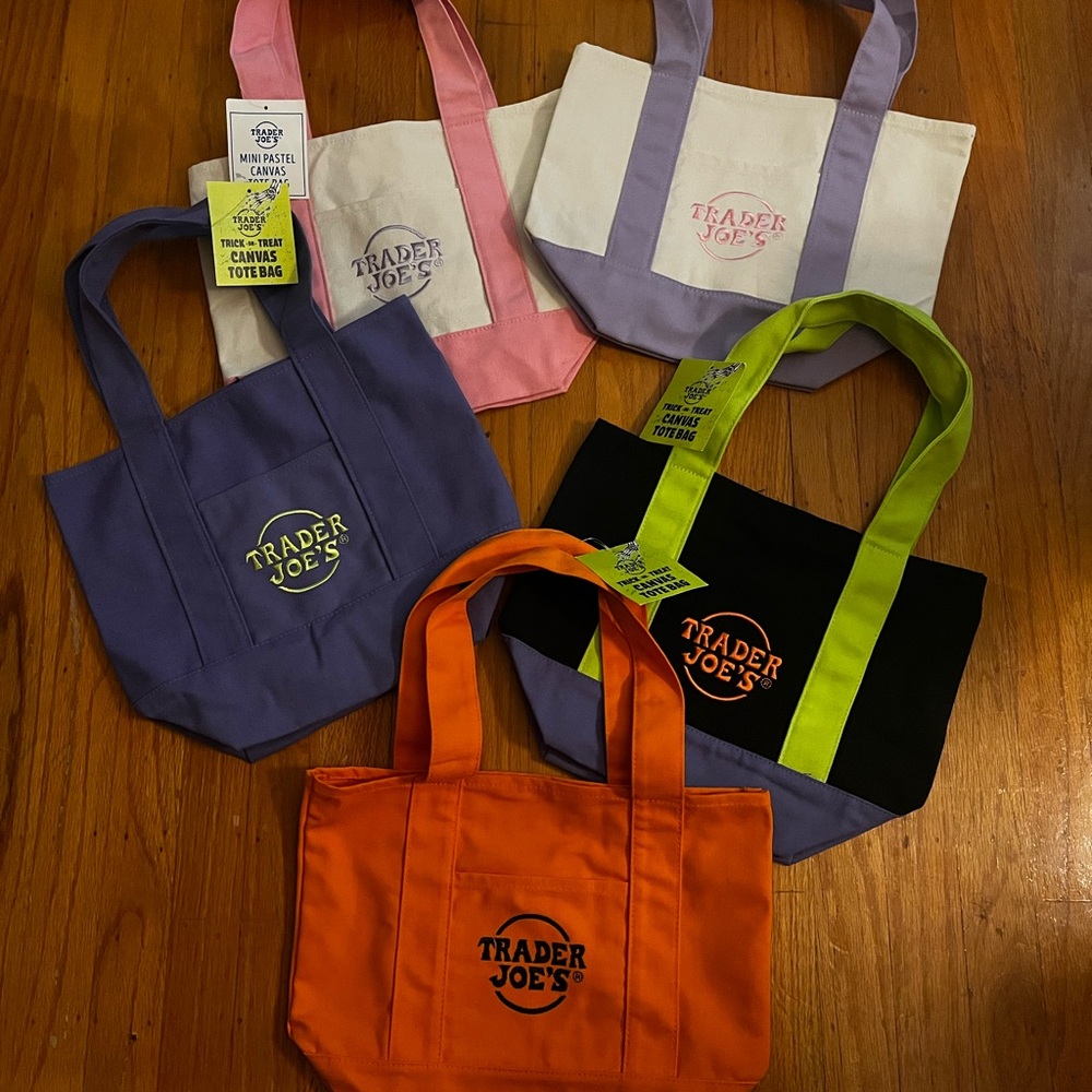 Trader Joe’s Mini Totes - New With Tags